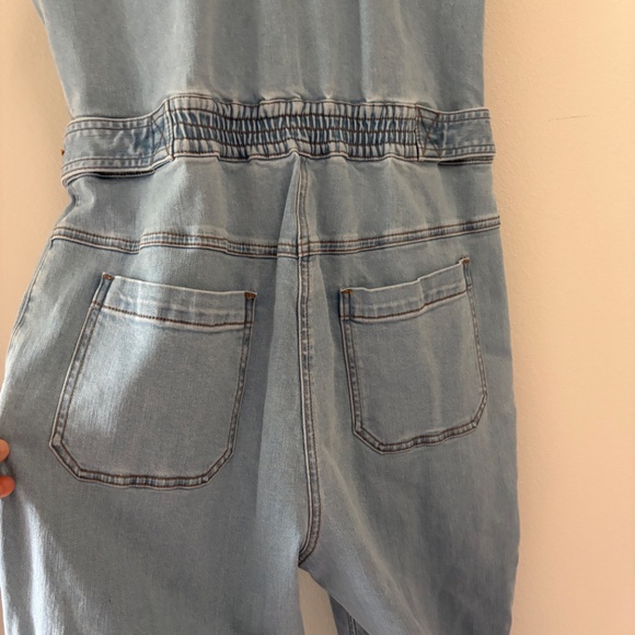 THE ESSENTIAL SLEEVELESS HIGH WAISTED COVERALL, M - Picture 3 of 6